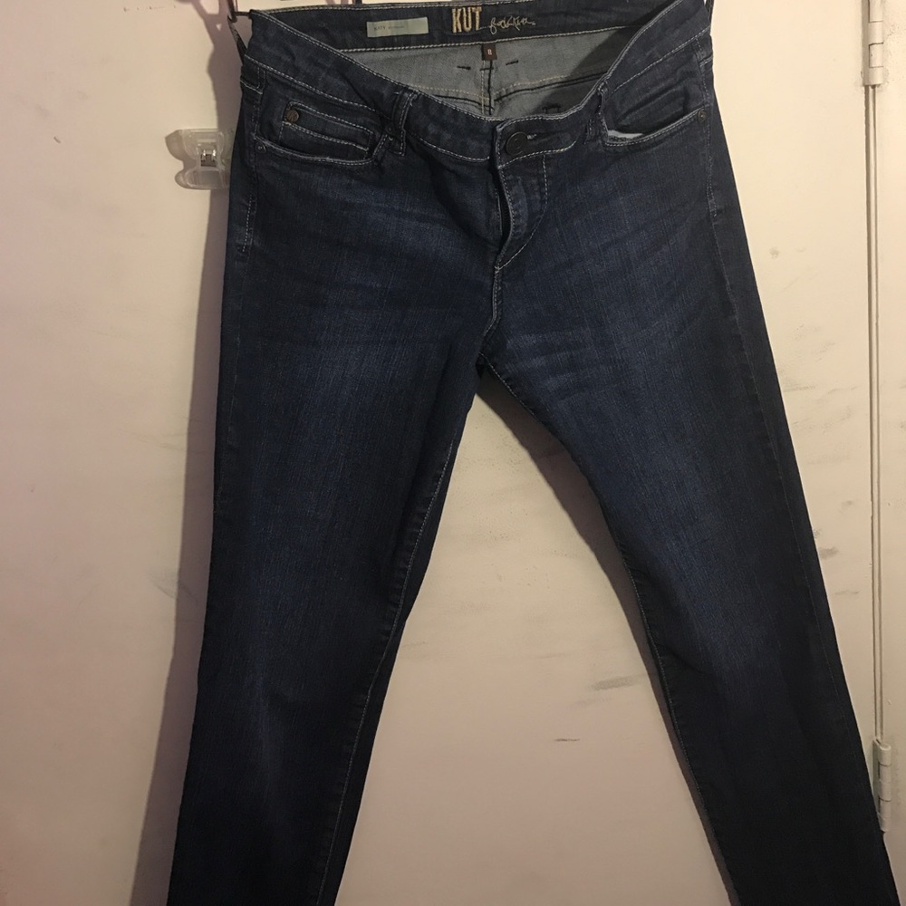 Blue nice fitting jeans