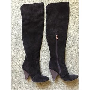 Vince Camuto Thigh High Black Boots