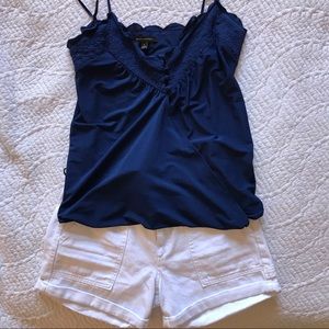 Banana Republic Women's Blue Top. Small.