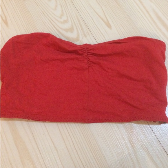 Pacsun Floral Strapless Crop Top - Picture 3 of 3