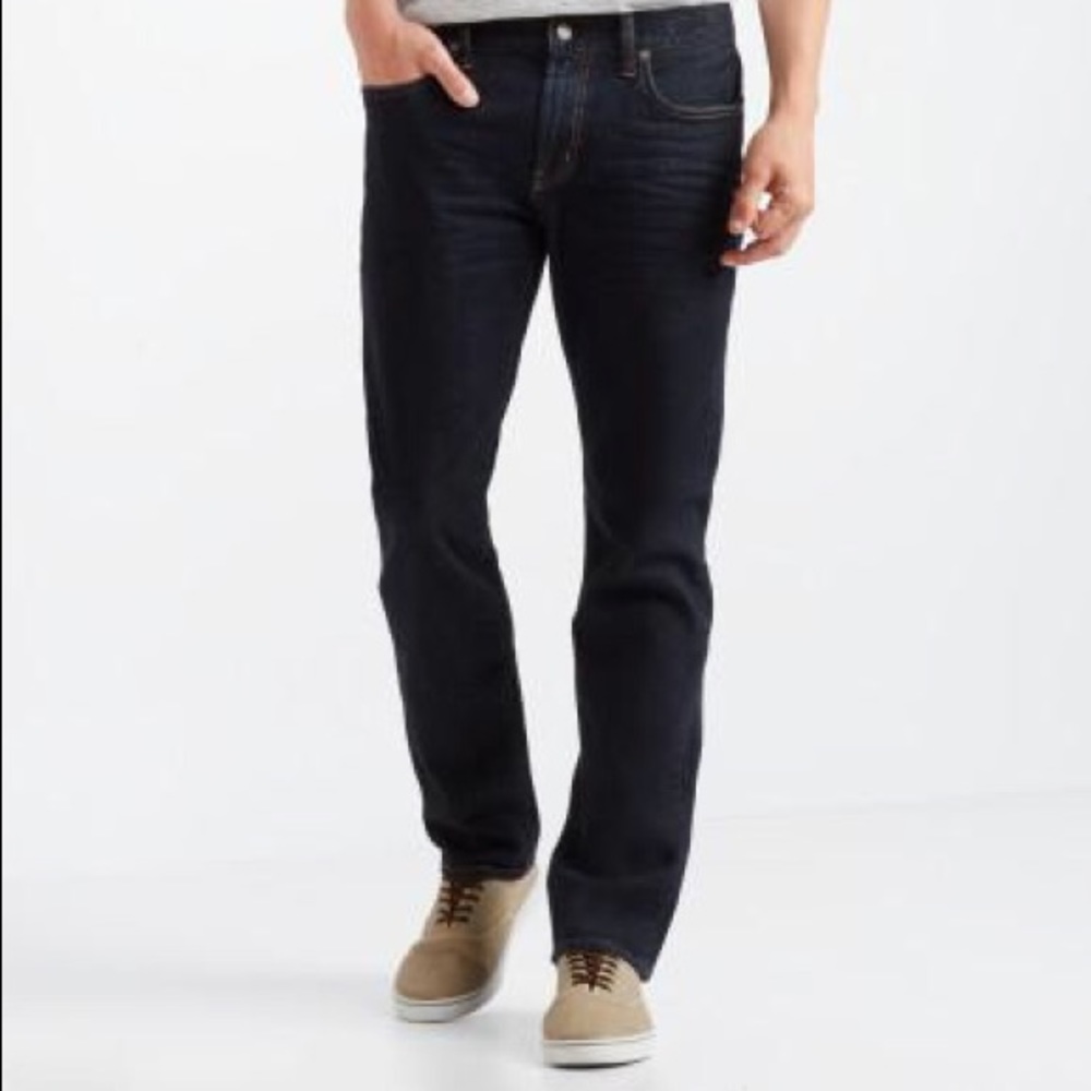 Aeropostale Slim Straight 33x32 Dark Wash Jeans