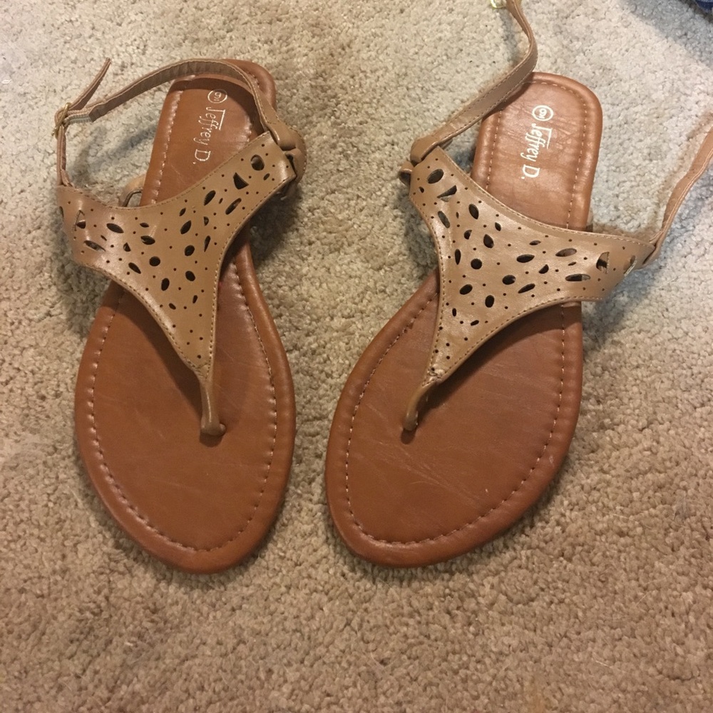 Beige sandals