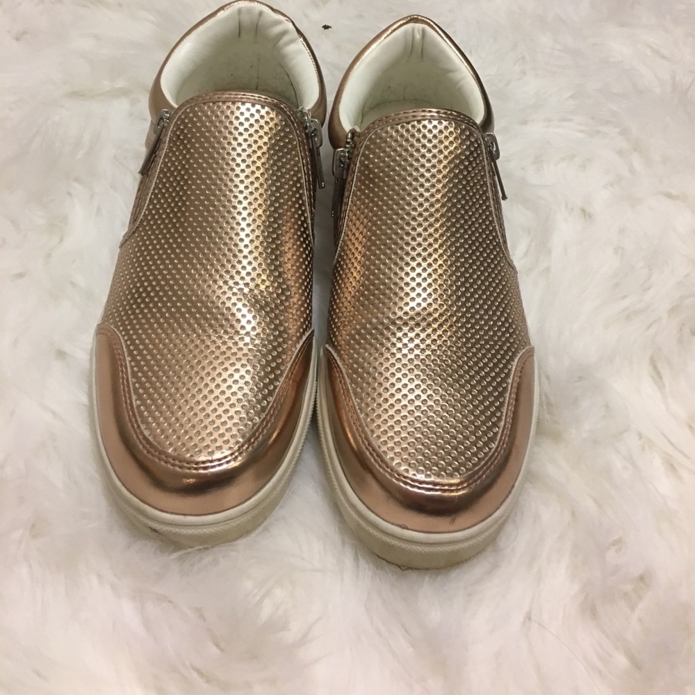 Metallic Gold Shoes