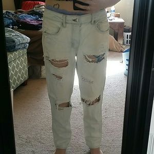 **TRADED** AE Tom Girl Distress Jean