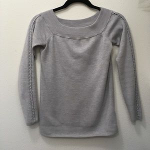 Boatneck wool sweater