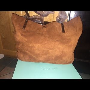 Tiffany & co reversible tote with cosmetic bag