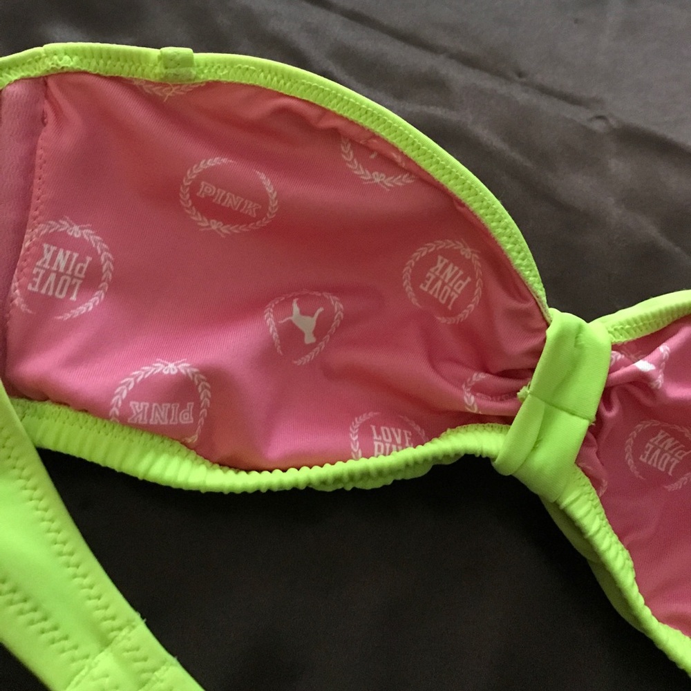 Victoria's Secret pink bathing suit top XS