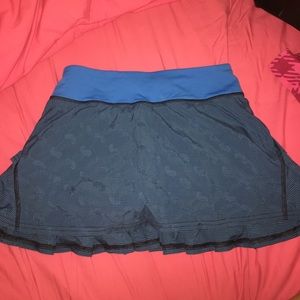 Blue Lululemon skirt