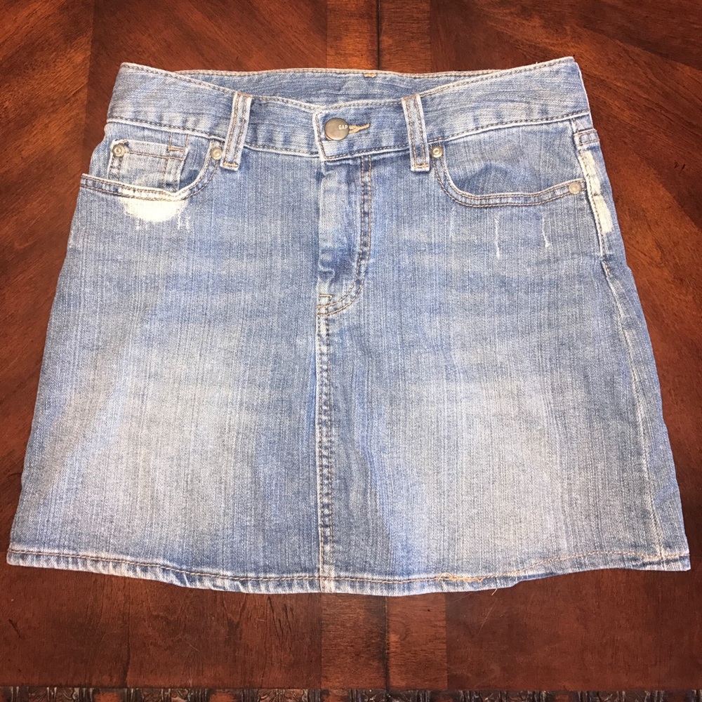 Girls Blue Jean Skirt