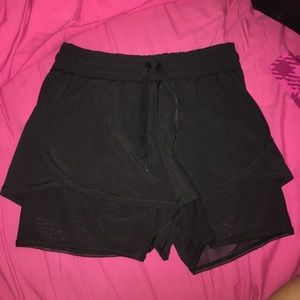 Black Lululemon shorts