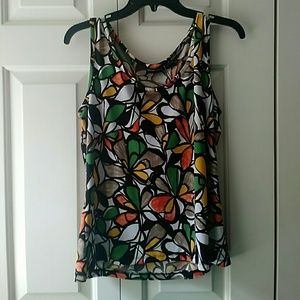 New York & Company Sleeveless Stretch Blouse XL