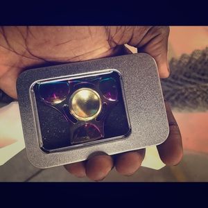 Rainbow fidget spinner