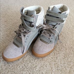 Puma high cut basket shoes