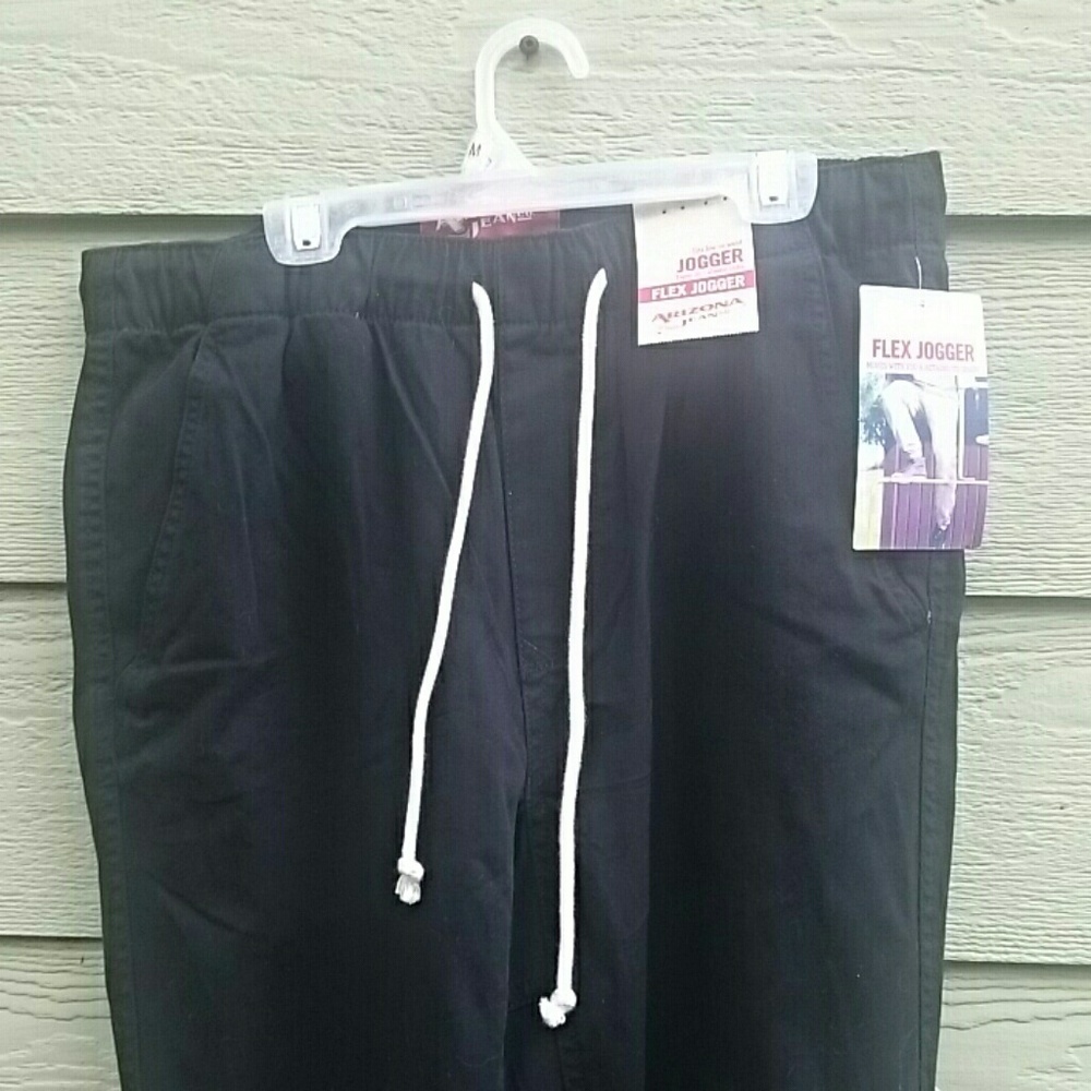 NWT Arizona Jean Co. Flex Jogger black size 32