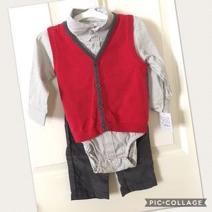 🆕NWT Carter's Boys Infant dress outfit