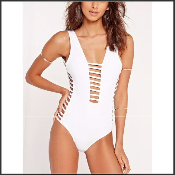 Misguided Other - Misguided white bathing suit NWT