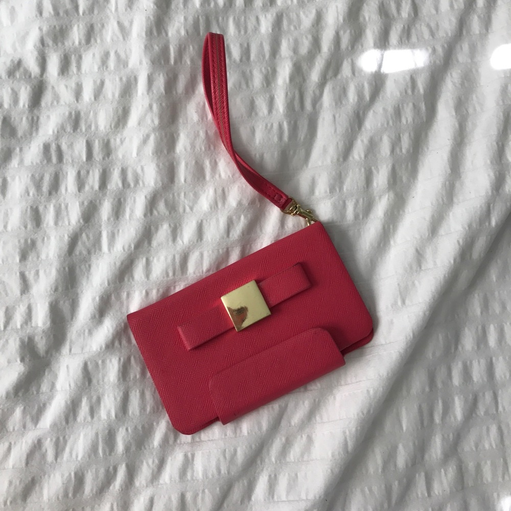 Pink Wristlets Phone Case/Card Holder