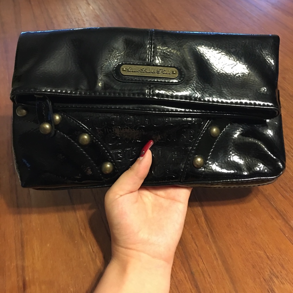 Blac Label Pink studded clutch