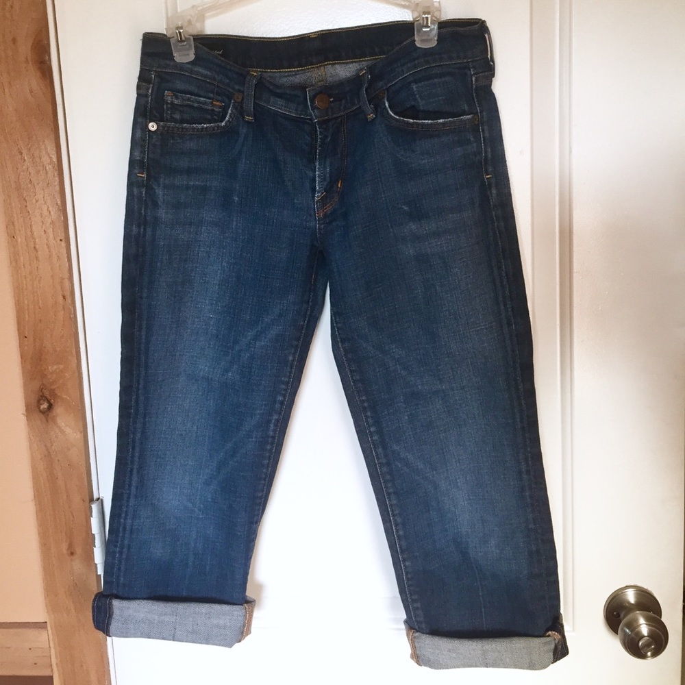Citizens of Humanity Blue jean cropped capris