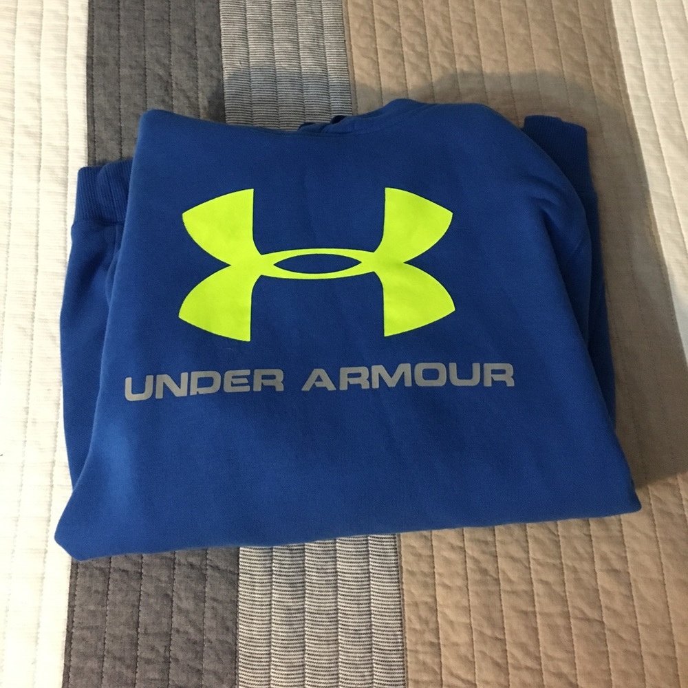 Blue Under Armour hoodie