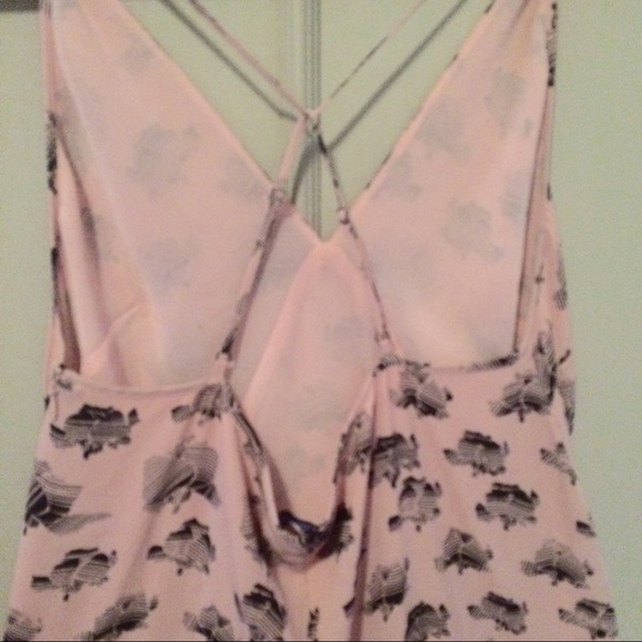 Rebecca Minkoff Graphic Flower Pink Maxi Dress - Picture 5 of 8