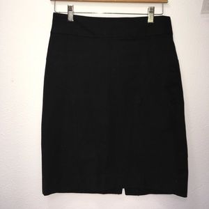 Black pencil skirt