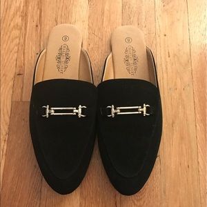 Black Slip on flats