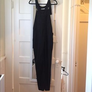 Rag & Bone Black Full Length Overralls