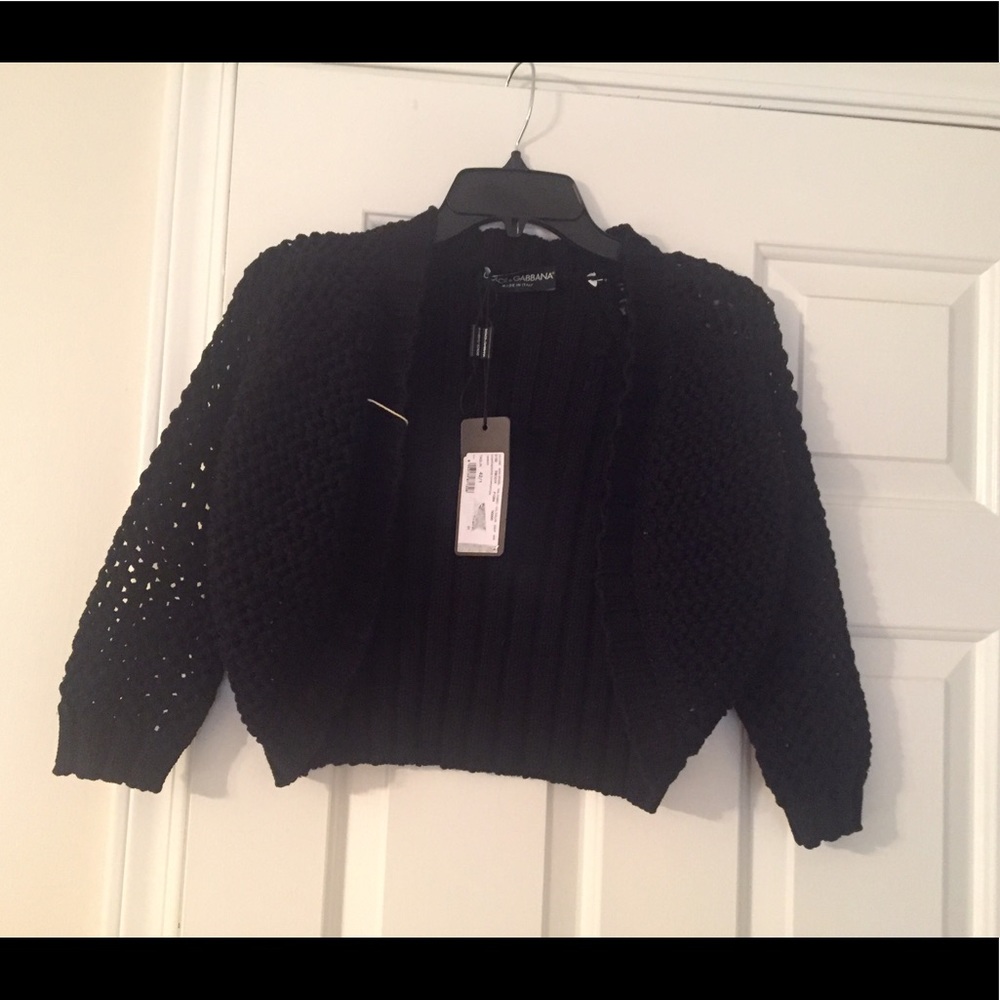 Dolce and Gabbana knit cardigan sweater