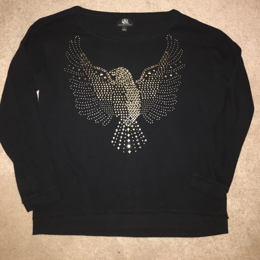 Rock & Republic pullover sweatshirt Size Large