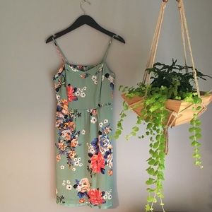 Anthropologie Moulinette Soeurs Verdant Slip Dress