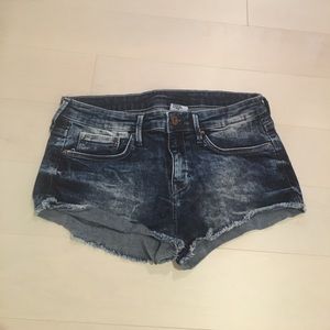 Super short and cute dark denim shorts. Unused!