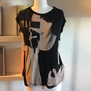 Sleeveless All Saints Graphic Tee