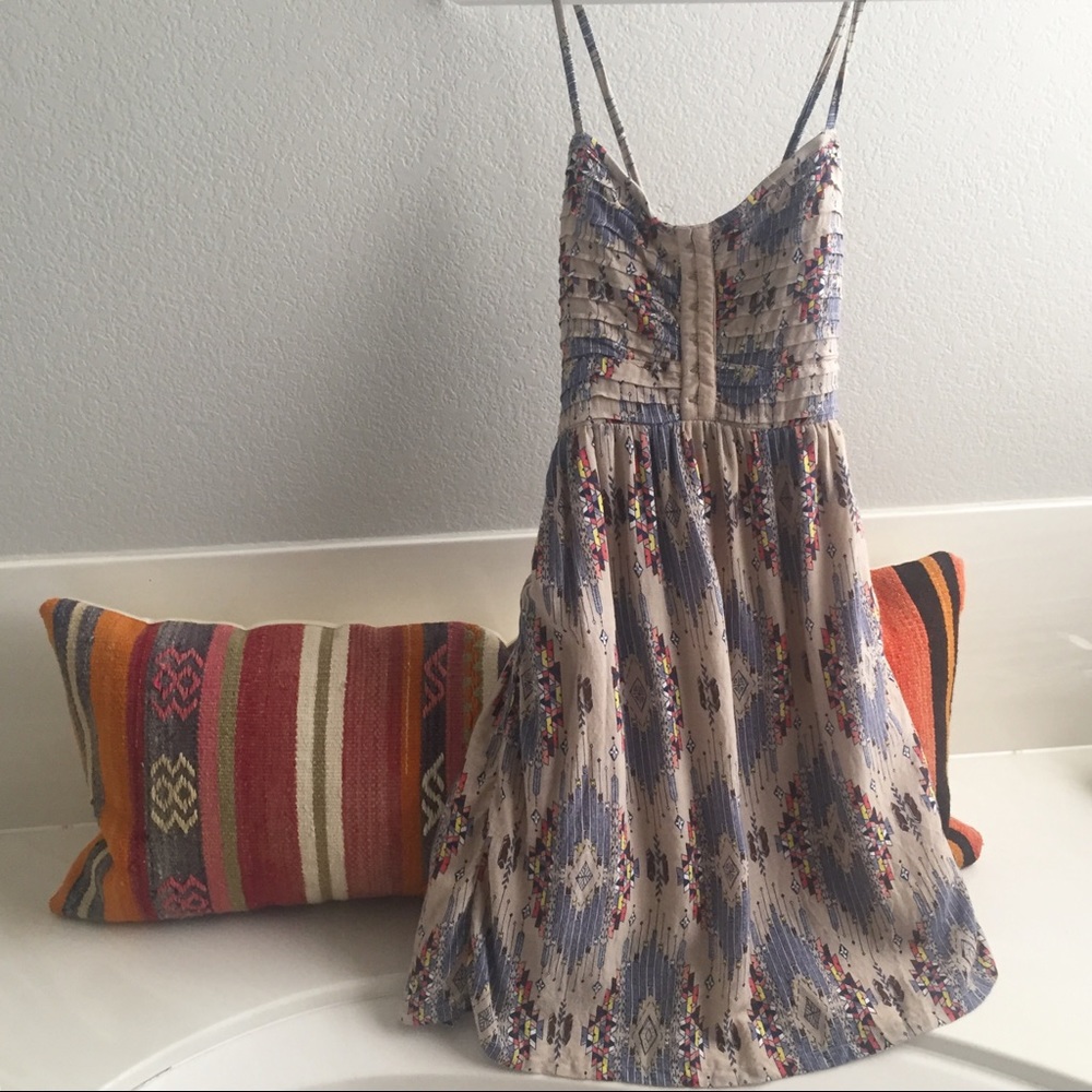Billabong Tribal Patterned Knee-Length Dress