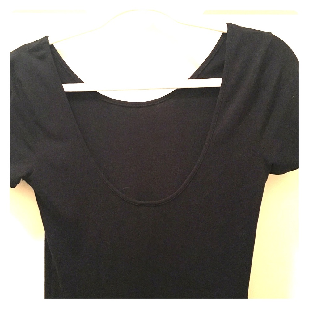 Scoop Back Black Dress from Nordstrom