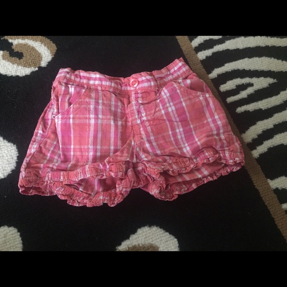 Plaid Shorts Girls Size 5 - Picture 1 of 2
