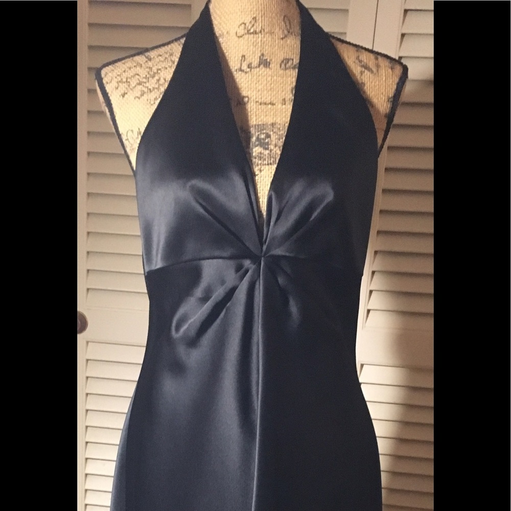 Black Halter Dress by Laundry Shelli Segal