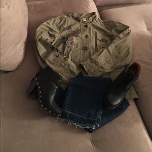 Venezia Olive Green Jacket