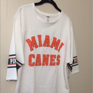 VS Pink collegiate top S