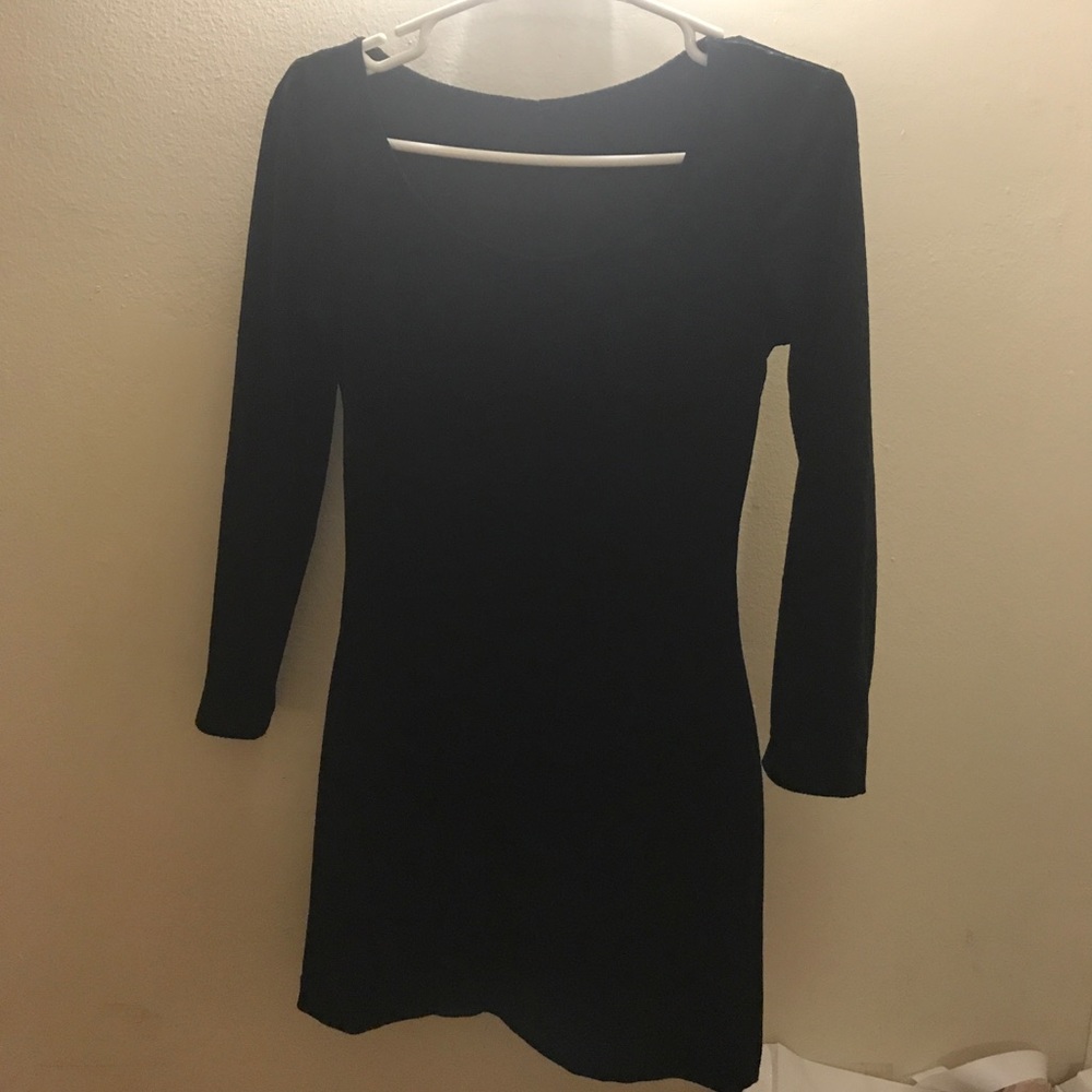 Crushed velvet mini dress