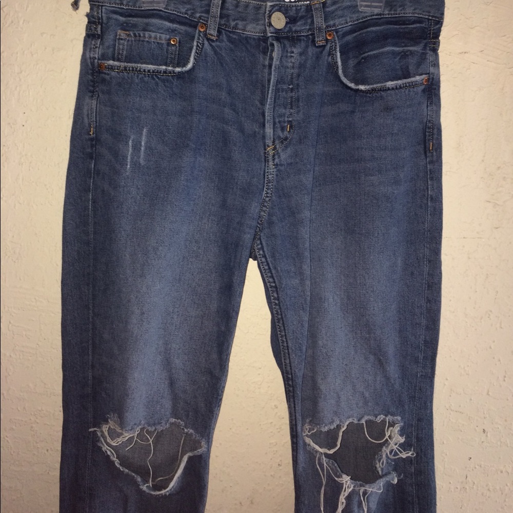 H&M Boyfriend Ripped Jeans