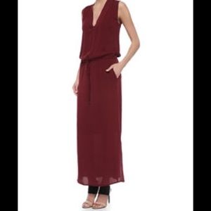 Vince sleeveless V-neck maxi dress