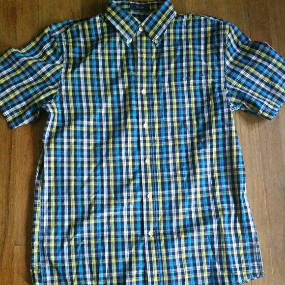 Saddlebred Plaid Button-Down Shirt - Picture 1 of 1