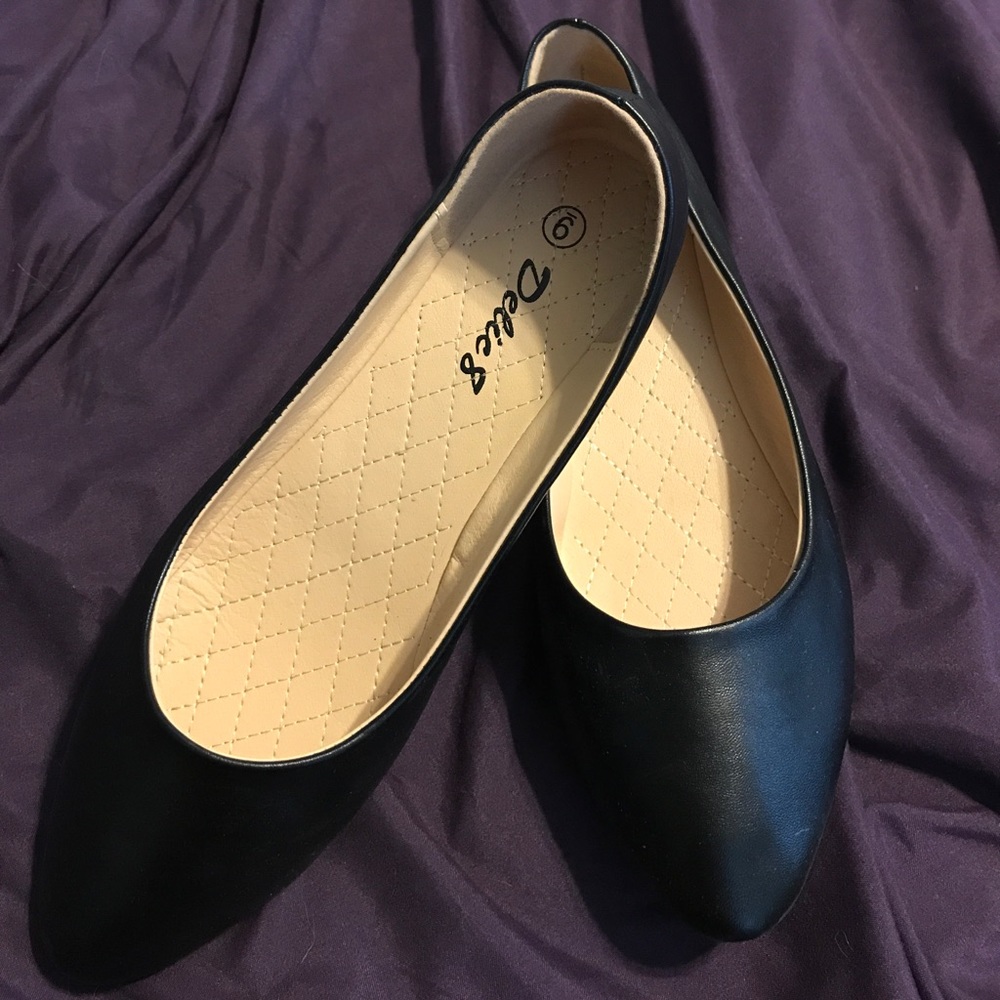 Donated! Brand new black flats
