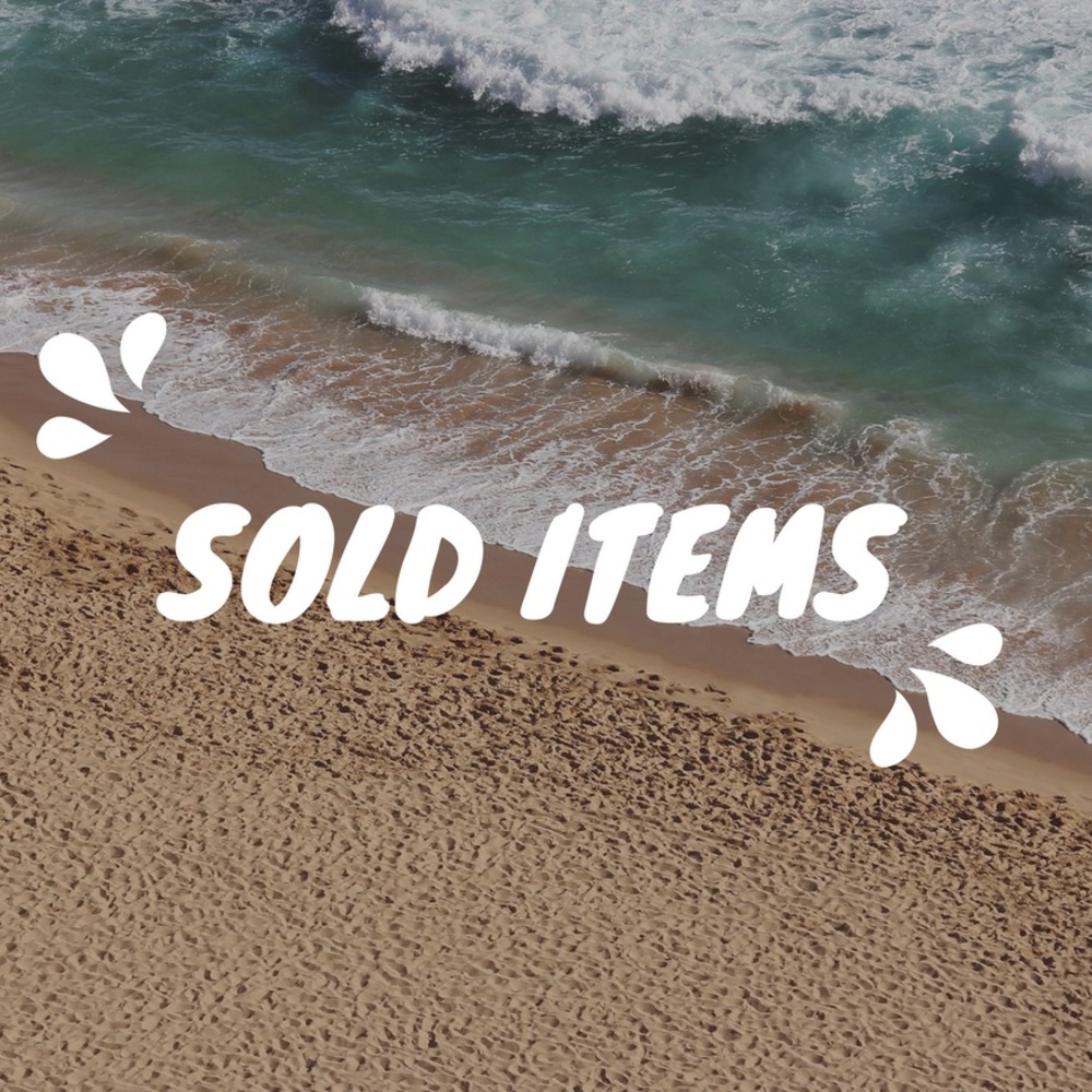 Sold items below