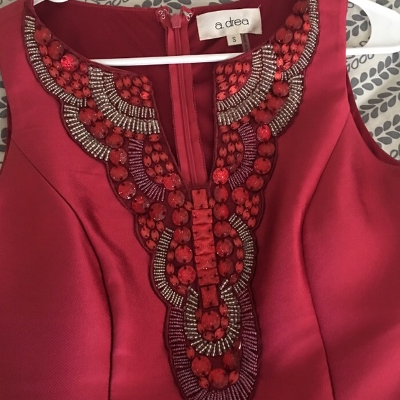 A. Drea Red Cocktail worn ONCE - Picture 3 of 4