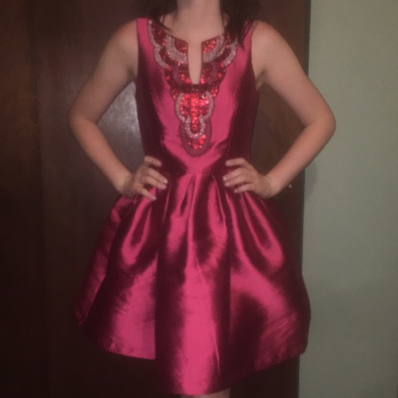 A. Drea Red Cocktail worn ONCE - Picture 4 of 4