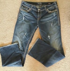 Silver Bootcut Jeans