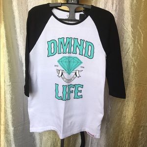 Diamond Supply  baseball tee