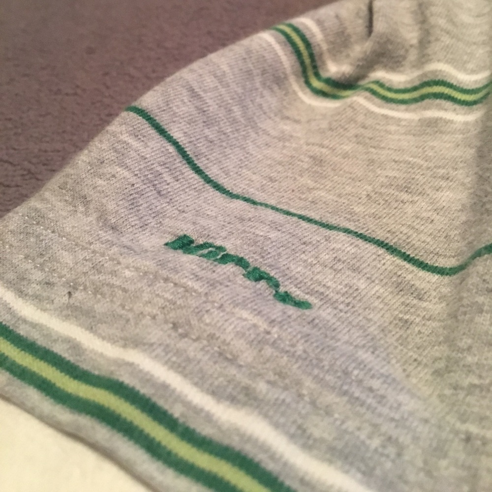 Men's vintage Kirra polo striped gray and green - Picture 3 of 4